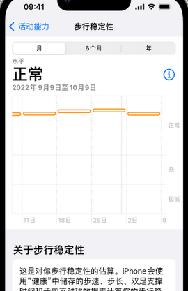 赣县iPhone手机维修如何在iPhone开启'步行稳定性通知'