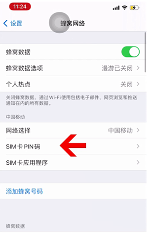 赣县苹果14维修网分享如何给iPhone14的SIM卡设置密码 