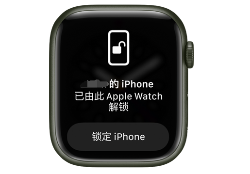 赣县苹果手机维修分享用 AppleWatch 解锁配备面容 ID 的 iPhone方法 